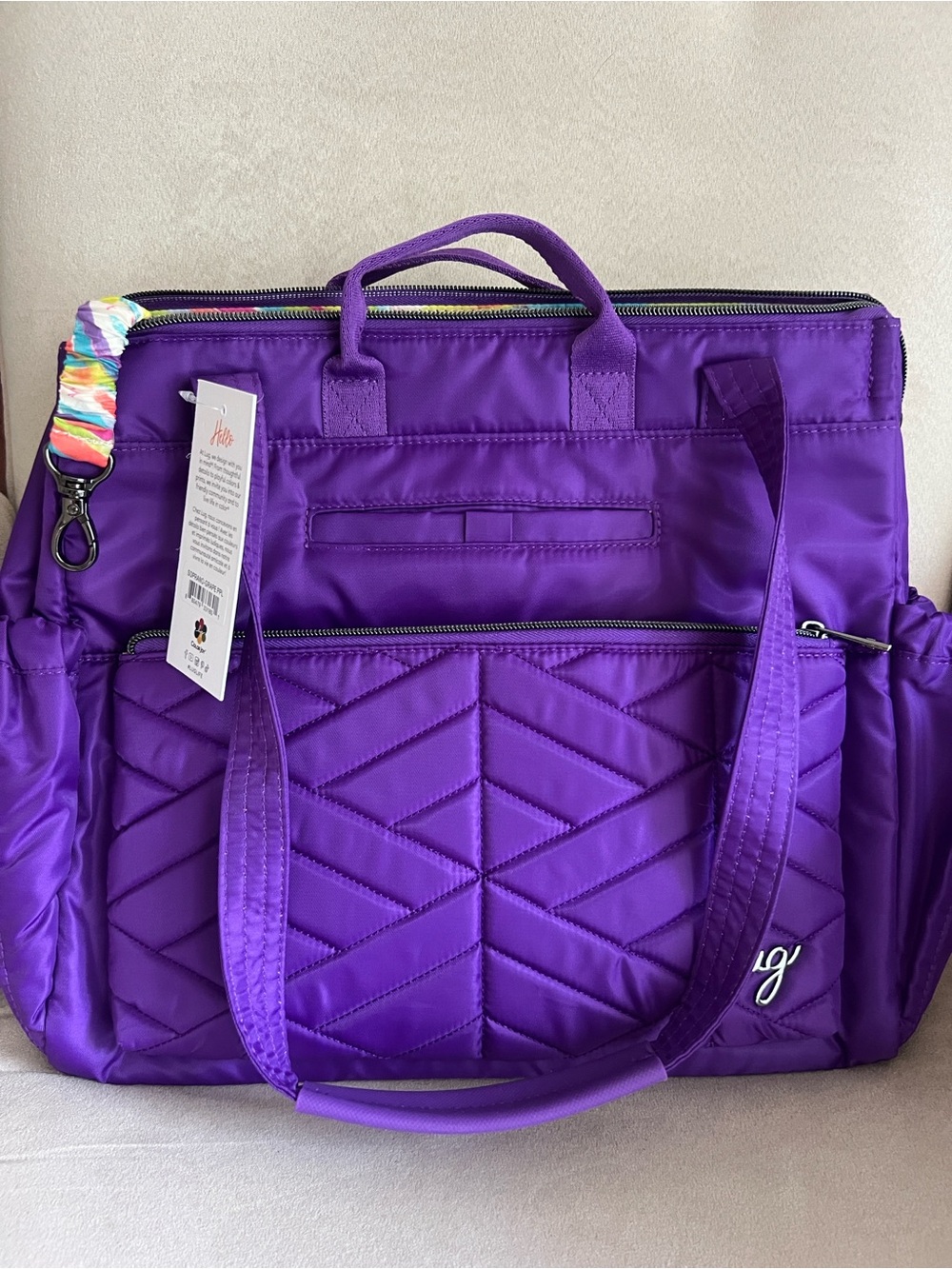 NWT Lug Soprano Tote in Grape Purple 🍇